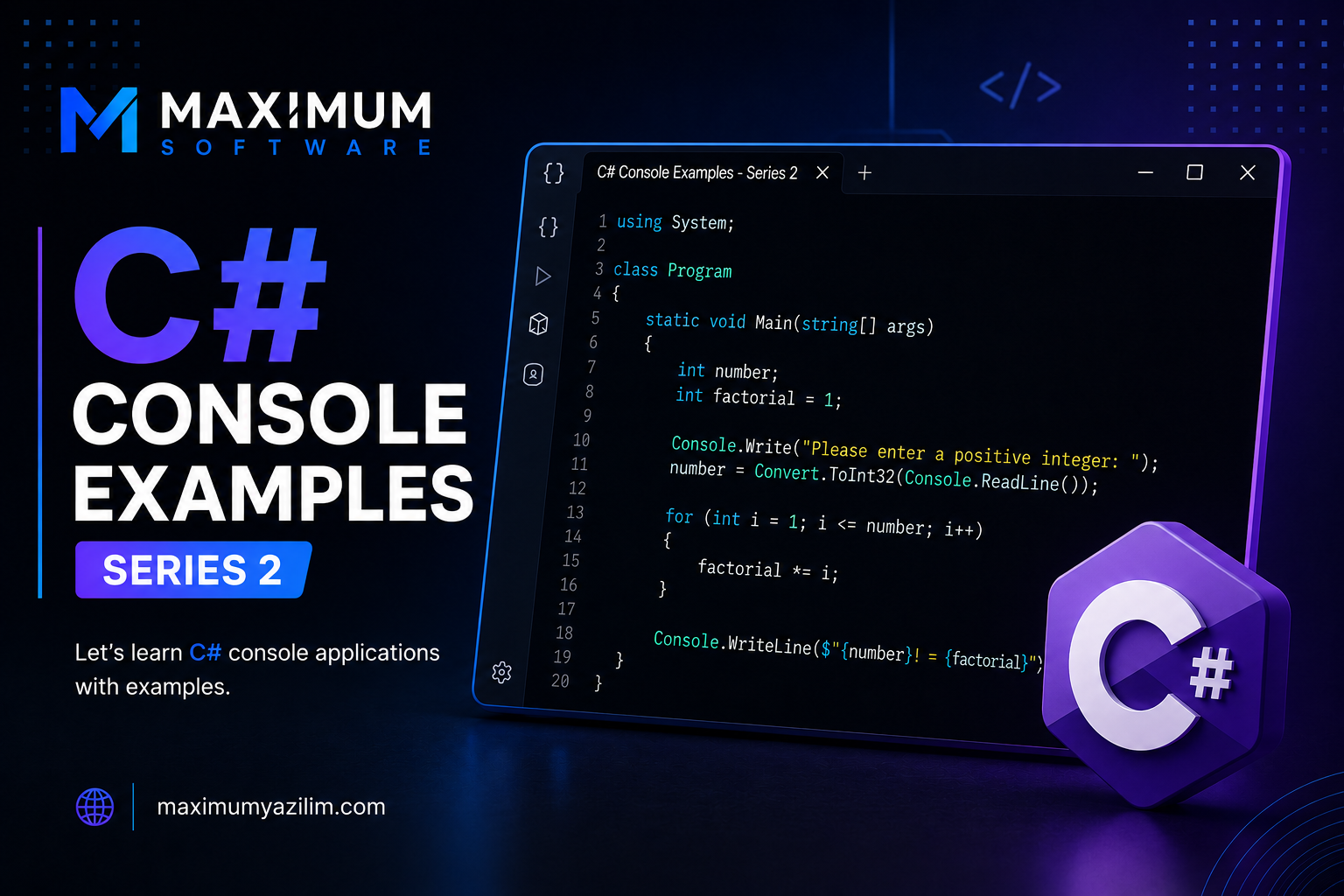 C# Console Examples 2